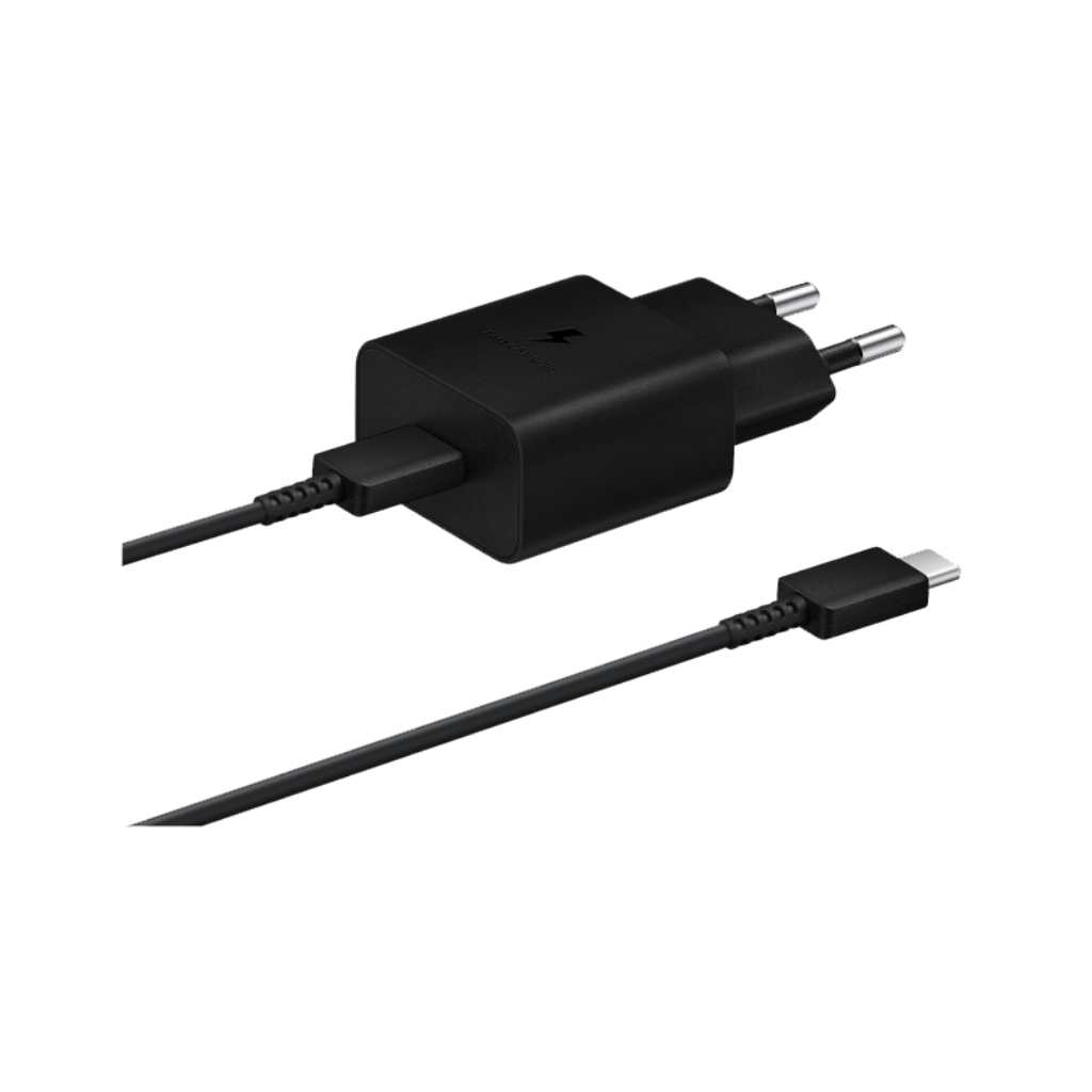 SAMSUNG 15W USB-C ADAPTER CRNI SA KABLOM (EU BLISTER)