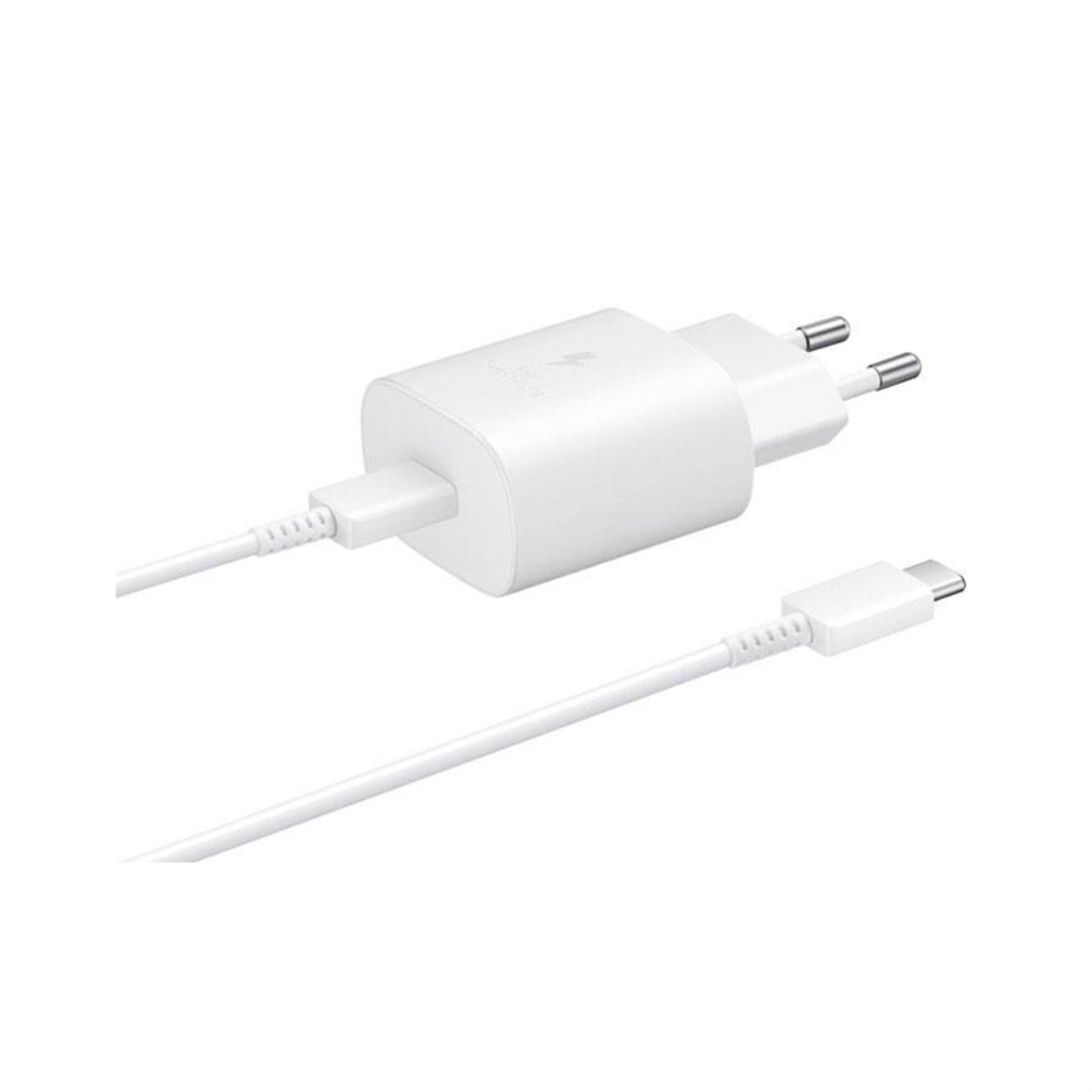 SAMSUNG 25W TC ULTRA BRZI PUNJAC SA TYPE-C KABLOM BIJELI