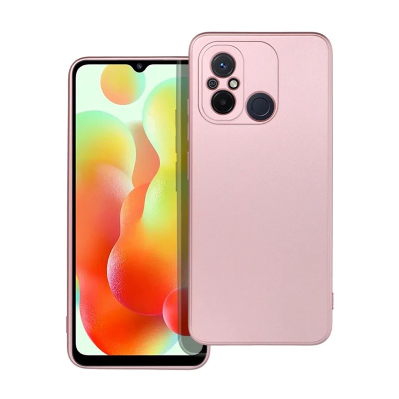 mettalic-maskica-za-xiaomi-redmi-12c-pink