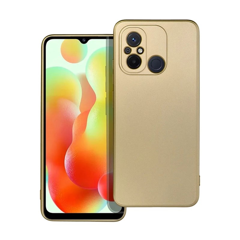 mettalic-maskica-za-xiaomi-redmi-12c-gold