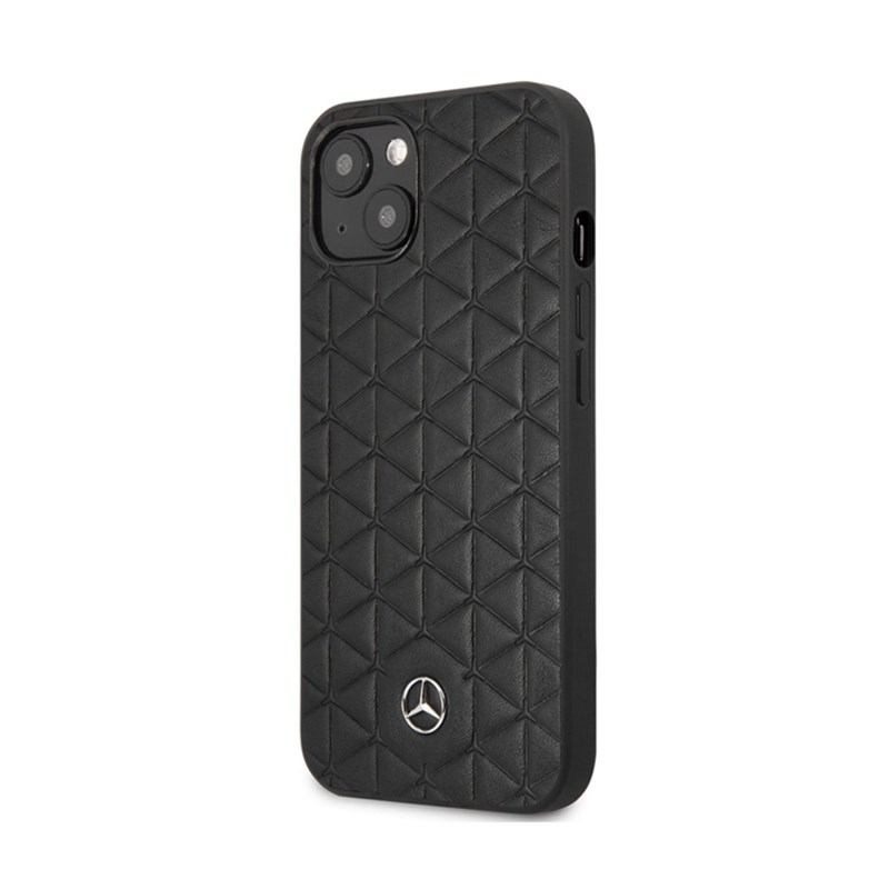 mercedes-quilted-maskica-za-iphone-13-black